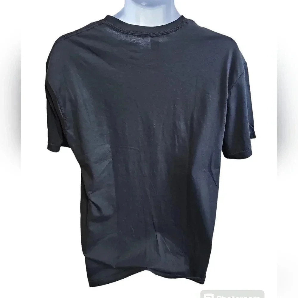 Coastal Edge Men L Tee Black Cotton Graphic Short Sleeve Iconic Skater Americana — image 3 of 7
